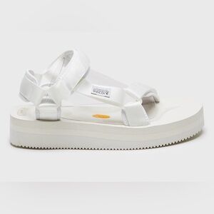 SUICOKE DEPA-V2PO white flatform sandal 7.5/8 NIB